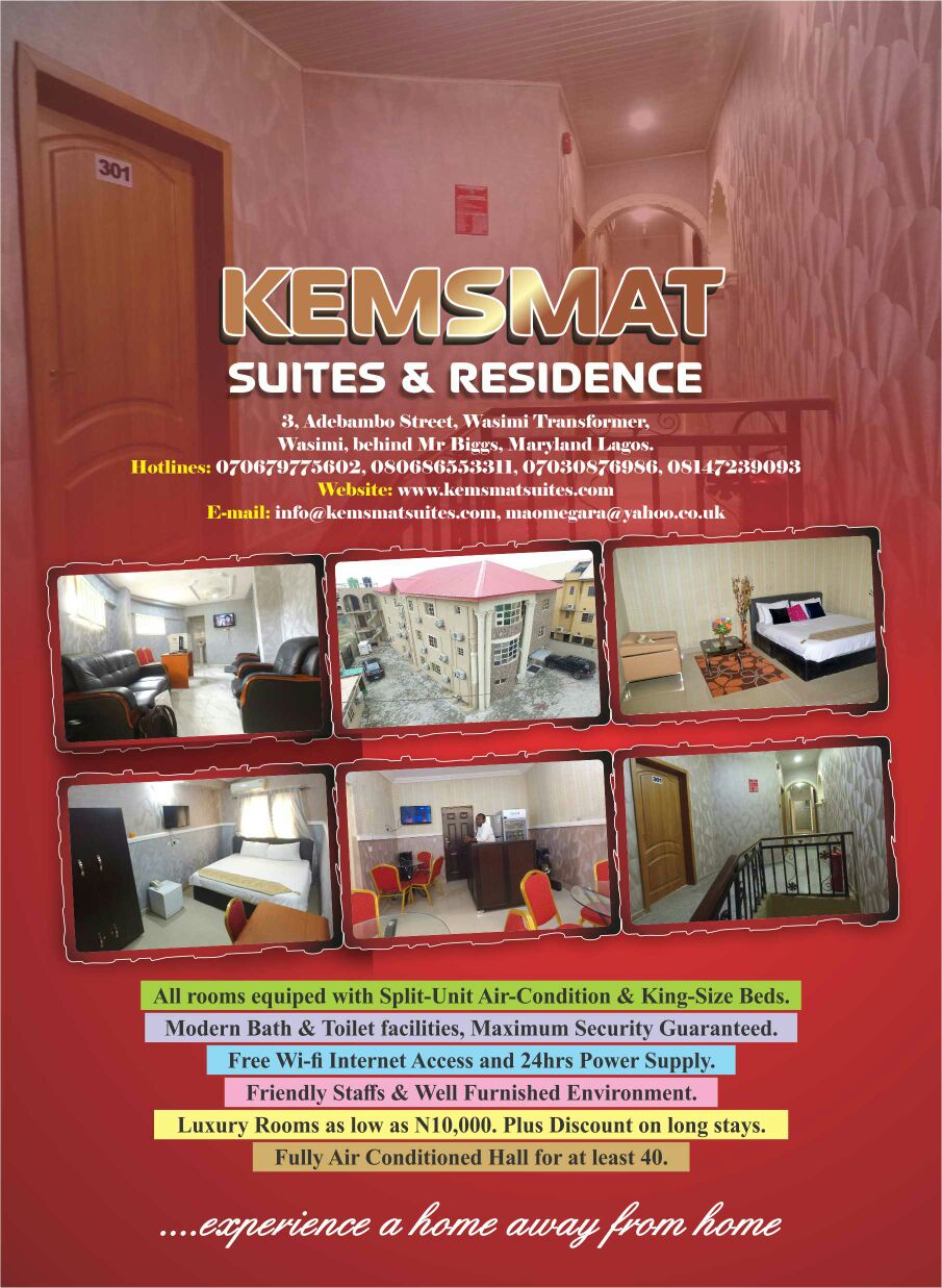 Kemsmat Suites &  Residence in Nigeria