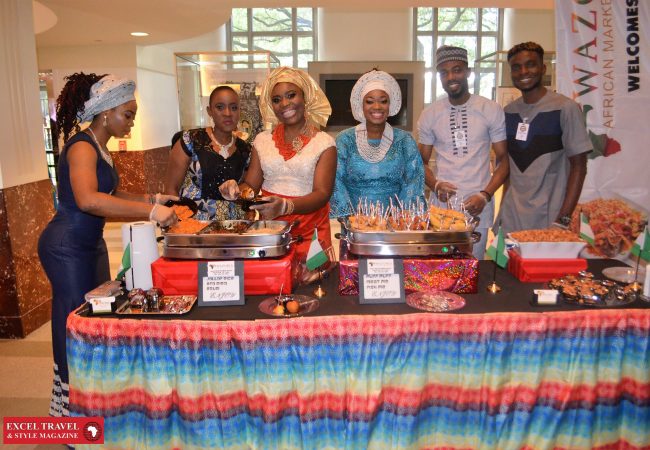 Wazobia African Market (one of the Sponsors of Africa Day 2018) reception. Venue: Houston City Hall